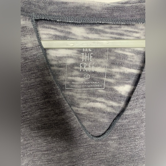 Free People We The Free Jordan Distressed Burnout Tee in Carbon - Picture 4 of 6